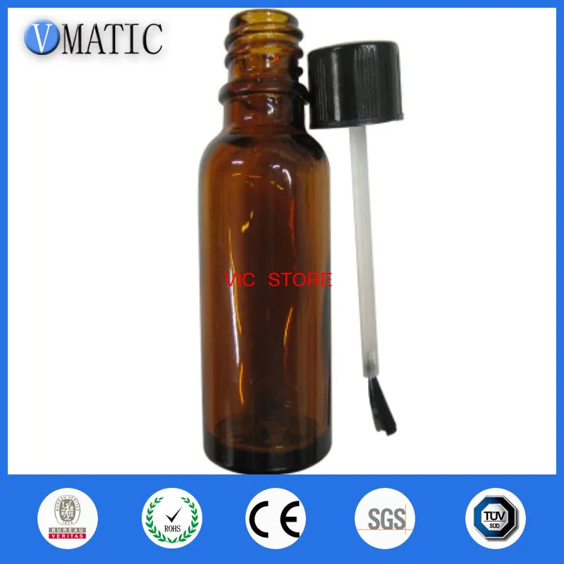 High Quality 20ml 502 Adhesive Glass Bottle/Glue Bottle / Super Glue Bottle With 10 Pcs