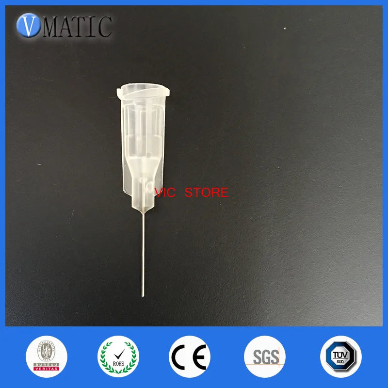 Free Shipping 27G Clear Color 0.5'' Tubing Length 100Pcs Precision S.S. Dispense Tip Plastic Syringe Needle 1/2 Inch