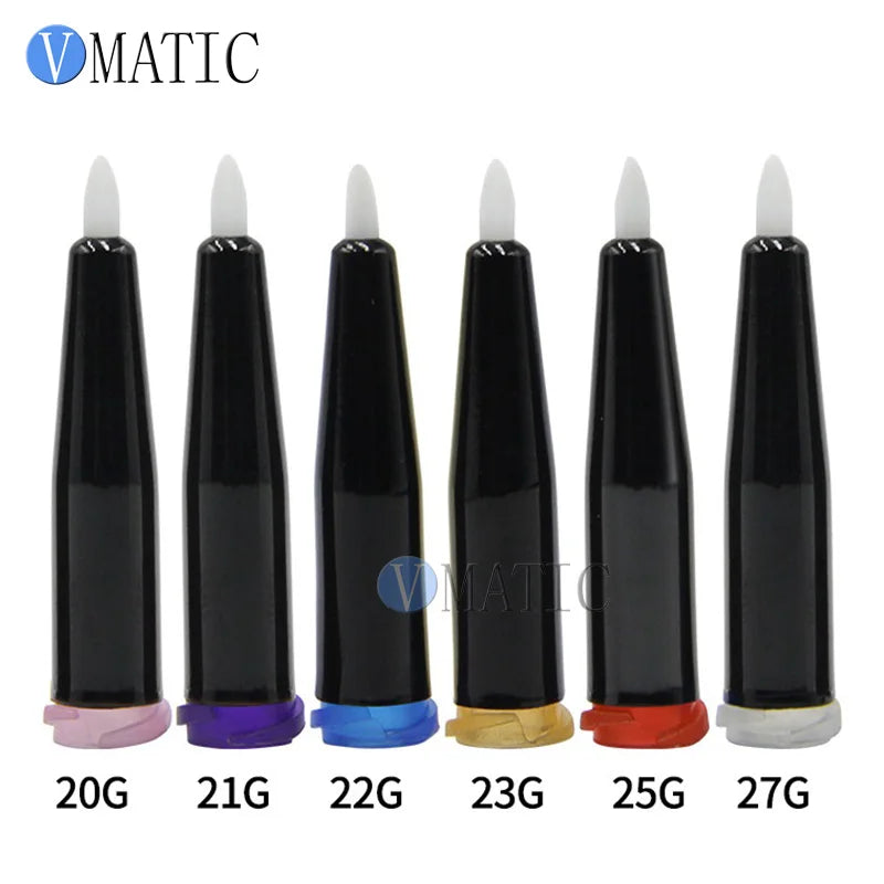 Free Shipping 10pcs 20G-27G Sharp Liquid Glue Dispensing Needle Brush Hard Brush