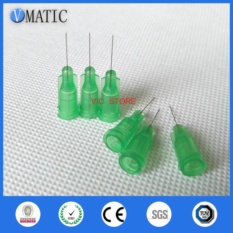 High Quality 100 Pcs Dispense Blunt Needle Tip 34G 0.5'' Length Non Sterilized Dispensing Needles 1/2 Inch
