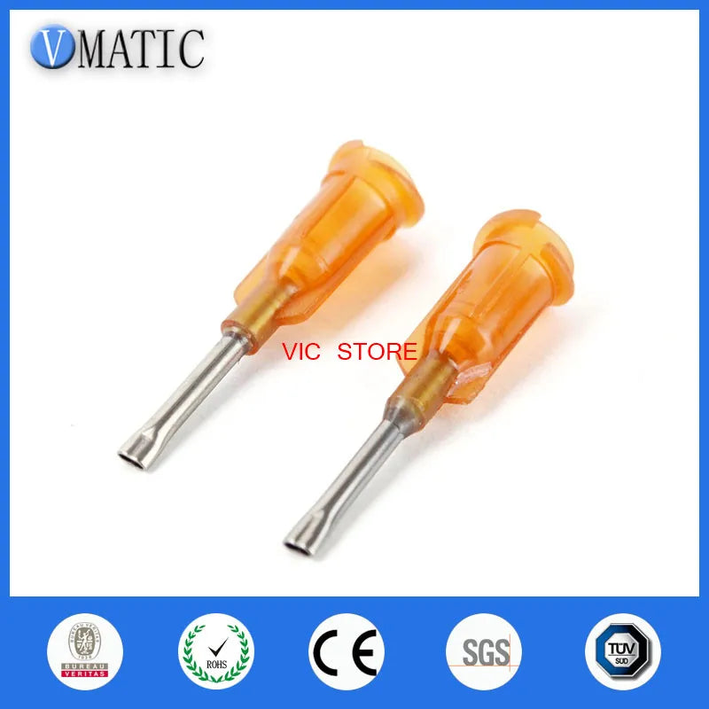 High Quality 15G Flat Dispensing Needle Tips 1/2 Inch With Factory Price Glue Dispenser Blunt Needle Tips
