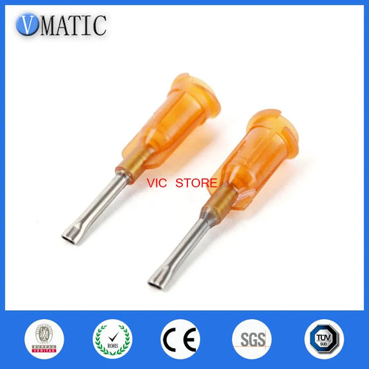 High Quality 15G Flat Dispensing Needle Tips 1/2 Inch With Factory Price Glue Dispenser Blunt Needle Tips