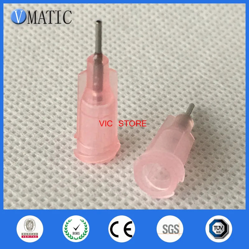 Free Shipping 100Pcs 20G 0.25'' Glue Dispenser Needles 1/4 Inch