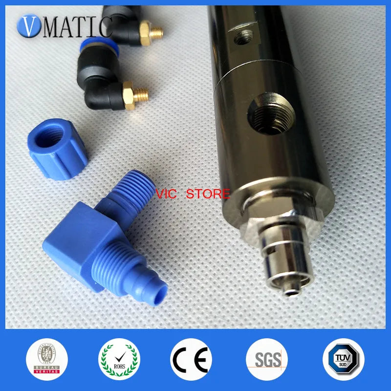 High Quality Glue Dispensing Pneumatic Tip-Seal Fine Flow Adjustment With Dial Luer Lock Connection Valve