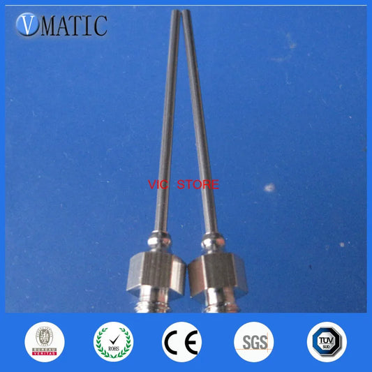High Quality 2Pcs Quality OEM Special Screw Thread Metal Luer Lock Stainless Steel Dispensing Needles M3M4M5M6