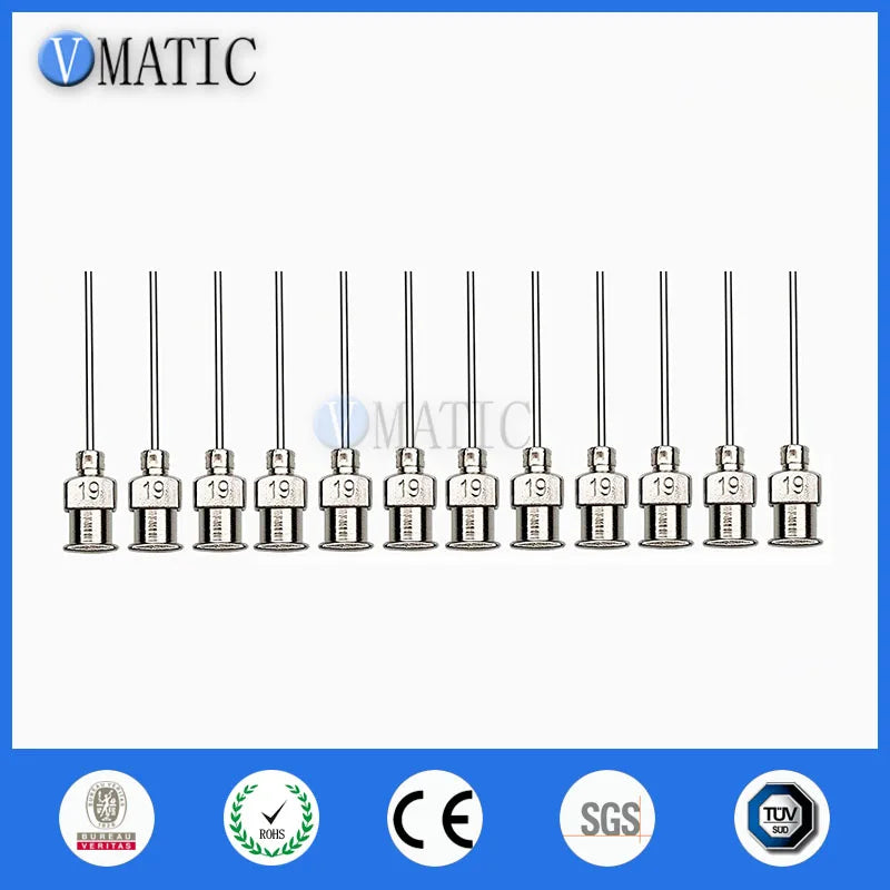 High Quality 12Pcs 1 Inch Tip Length 19G Blunt Stainless Steel Dispensing Tips Dispenser Syringe Needle With Factory Price