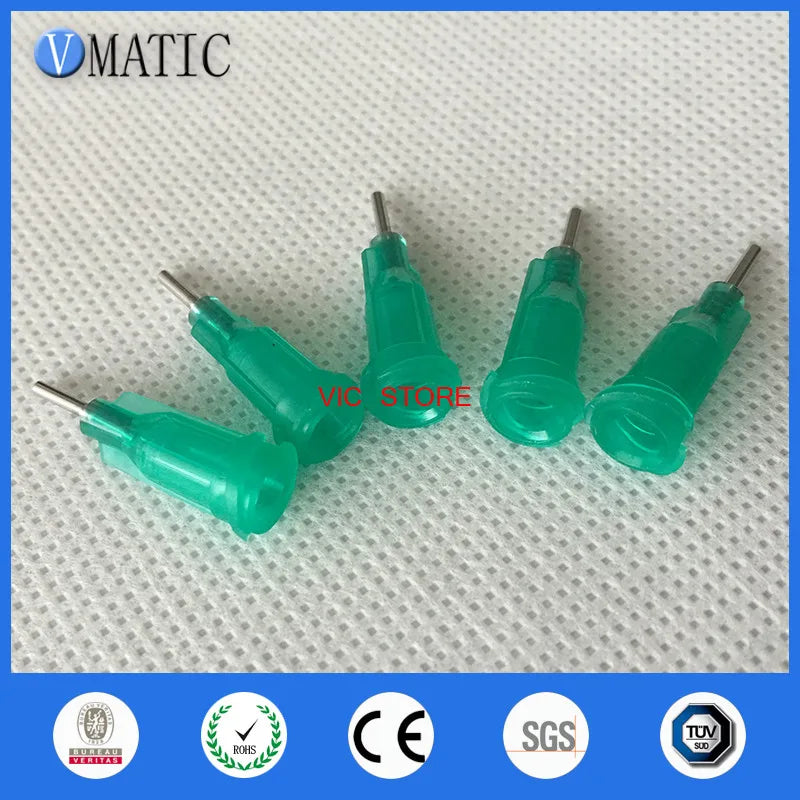 High Quality 100Pcs 1/4'' Inch 18G Glue Dispensing Blunt Needle