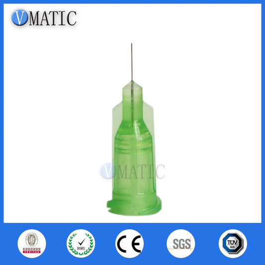 Free Shipping 100 Pcs Non Sterilized 34G 0.25'' Dispense Syringe Needle Tip / Glue Dispensing Needle Tip 1/4 Inch