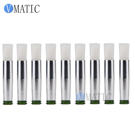 Free Shipping 14G 7mm Needle Brush Double Screw Thread Needles EFD Soft Brush Needle Round Mouth Glue Dispensing Tip