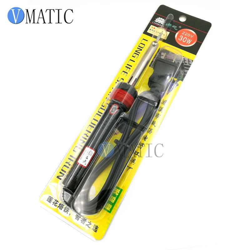 High Quality 1Pc 30 Watts Electric Soldering Iron Solder Tool Professional Quality Soldering Tools Long Life Tip