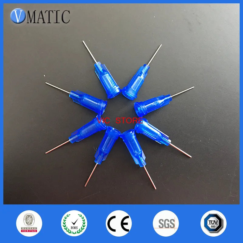 Free Shipping Top Quality Assurance Chinese Tips 100Pcs 22G 0.5'' 1/2 Inch Plastic Syringes Needle