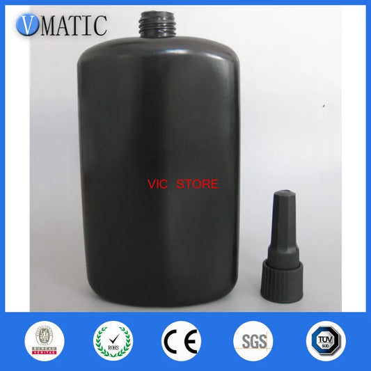Free Shipping 250cc/ml UV Glue Bottle/ Anaerobic Adhesive Bottle/ Black Soft Glue Bottle (Glue Bottle Only)