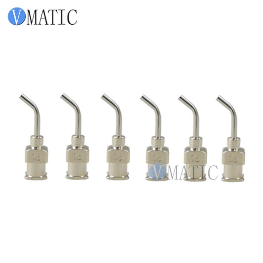 High Quality 12Pcs 1/2'' Inch 16G 45 Degree Bent Stainless Steel Dispensing Needle