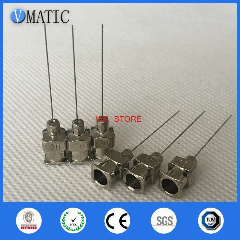 High Quality Non-Sterilized 12Pcs 1.5 Inch Tip Length 30G Micro Applicator Needle Tip 1-1/2 Inch