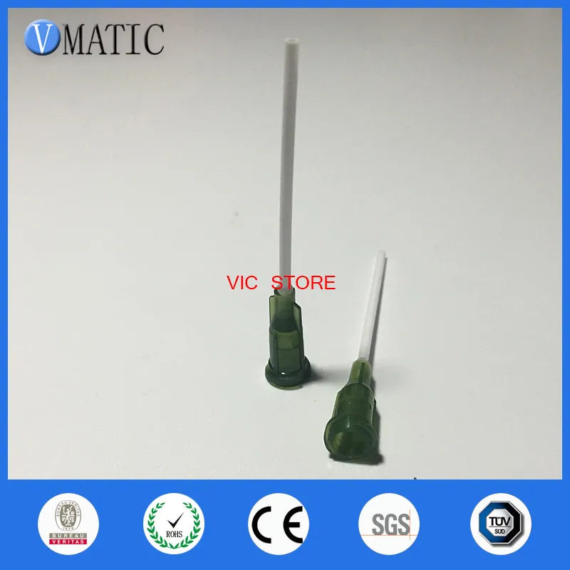 Free Shipping 14G 1'' 1 Inch Pp Flexible Glue Dispenser Dispensing Needle Tip 100Pcs/Bag