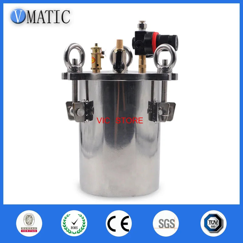High Quality Trade Assurance Stainless Steel Pressure Tank 3L With Dispensing Controller/Machine And Dispenser Pneumatic Valve