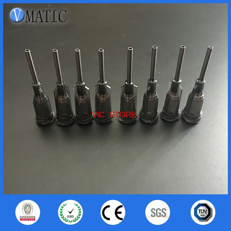 Free Shipping 100Pcs/Bag Industrial Tips 16G Gray Color Dispensing Needles Disposable Blunt Needle Tip 1/2 Inch