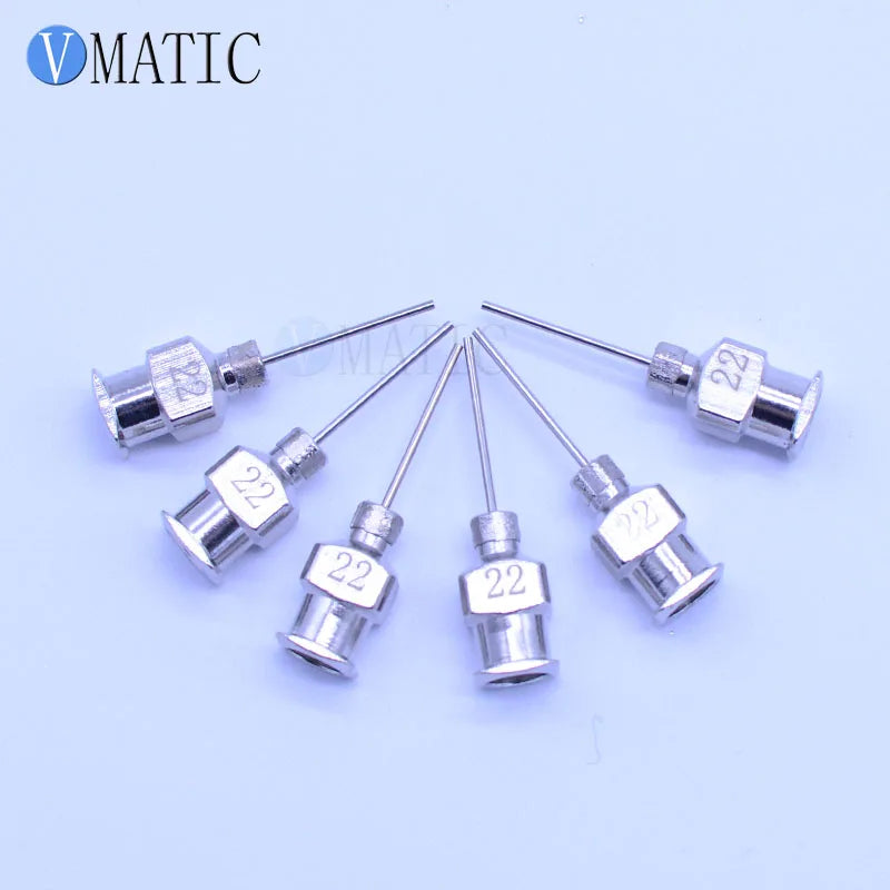 High Quality 12Pcs 0.5'' 22G Stainless Steel Needle Tips 1/2 Inch