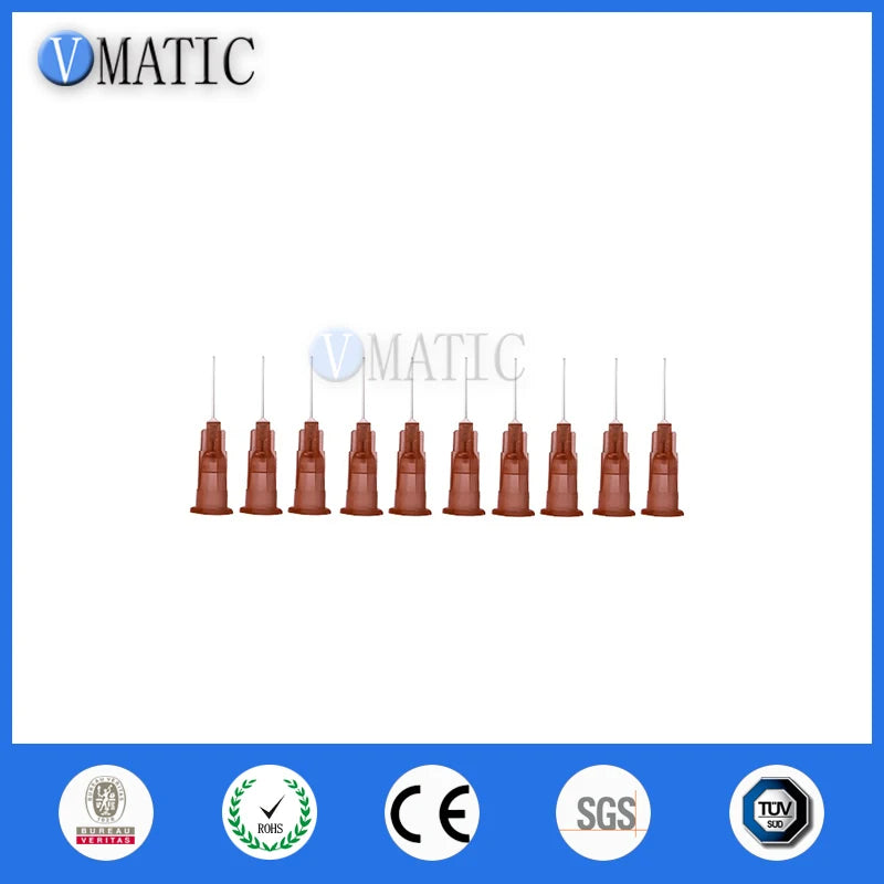 High Quality 1/2'' Inch Plastic 26Ga Stuck Stainless Steel Dispenser Liquid Adhesive Glue Syringe Needle Pack of 100