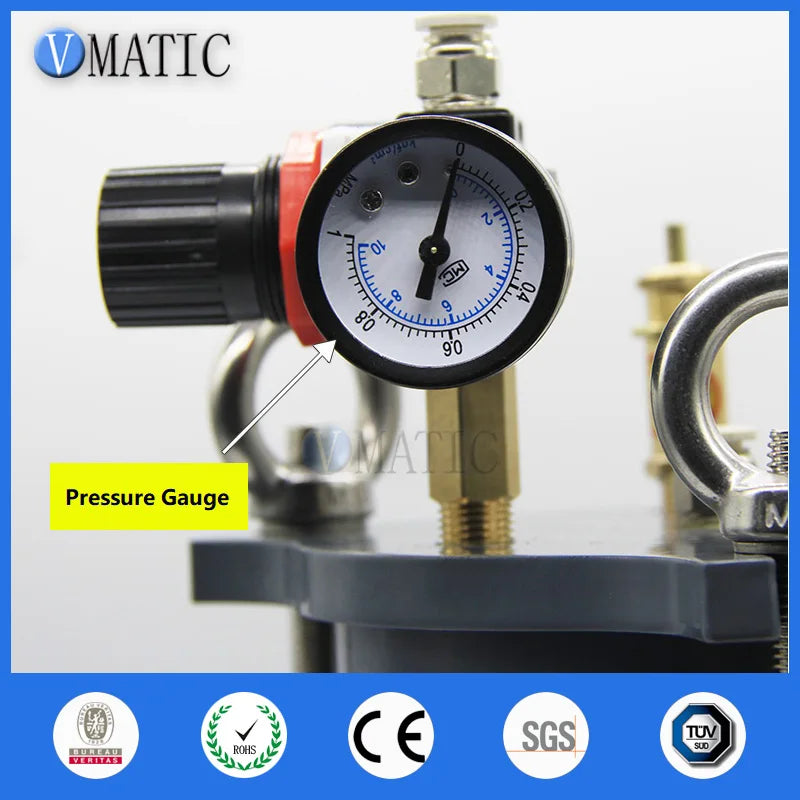 Factory Wholesale Reservoir Fluid Carbon Steel Dispensing Pressure Tank 1/2/3/4/5L