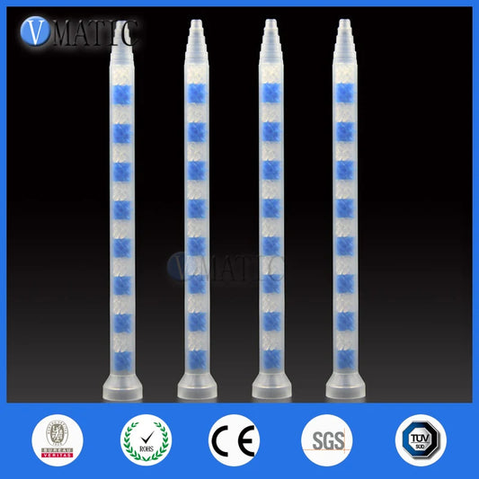 High Quality 10pcs GSM9-16 All Purpose Use Glue Dispensing Plastic Static Mixer Nozzle AB Adhesive Mix Tube