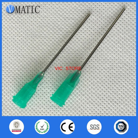 High Quality 100Pcs 18G Blunt Needles Dispensing Needle With 1 Inch Tubing Length