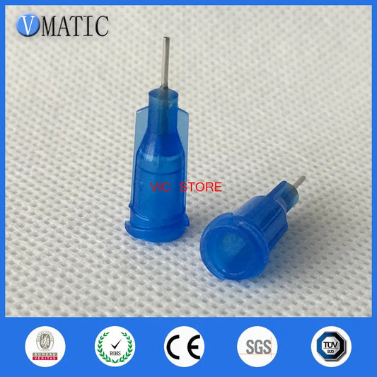 Free Shipping Non Sterilized 100Pcs 1/4'' Inch 22G Glue Dispensing Needle