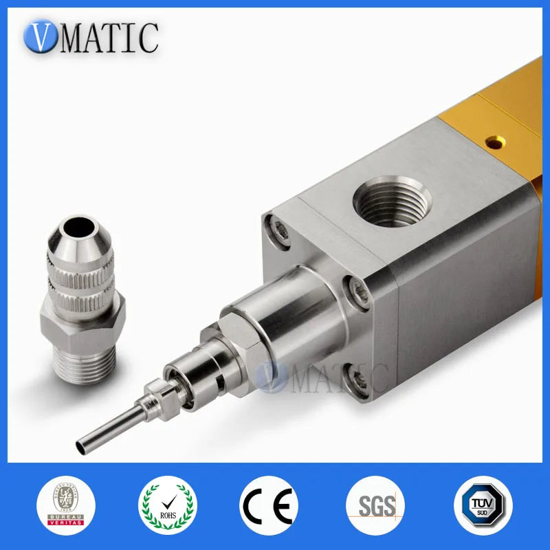 High Quality Luer Lock Type Needle Off Glue Liquid Dispensing Nozzle Cylinder Valve Actuator