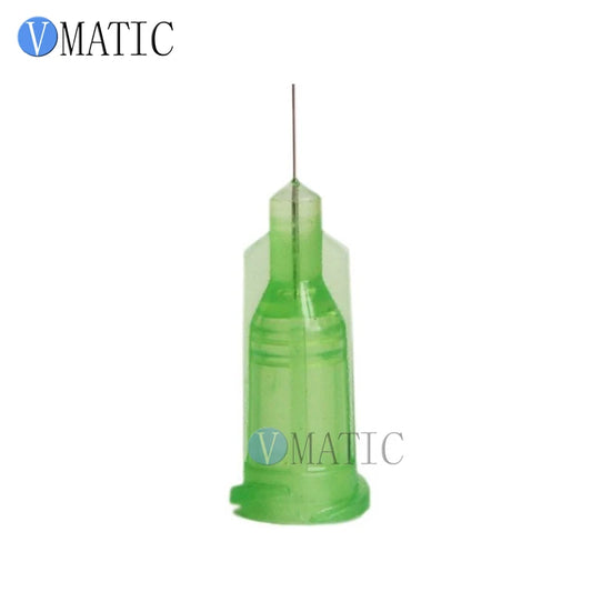 Free Shipping 100Pcs Non Sterilized 34G 0.25'' Tubing Length Liquid Dispensing Tips Glue Dispense Needle 1/4 Inch