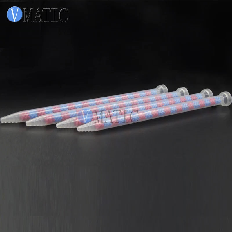High Quality 10pcs GSM9-20 All Purpose Use Glue Dispensing Plastic Nozzle AB Adhesive Mix Tube Static Mixer
