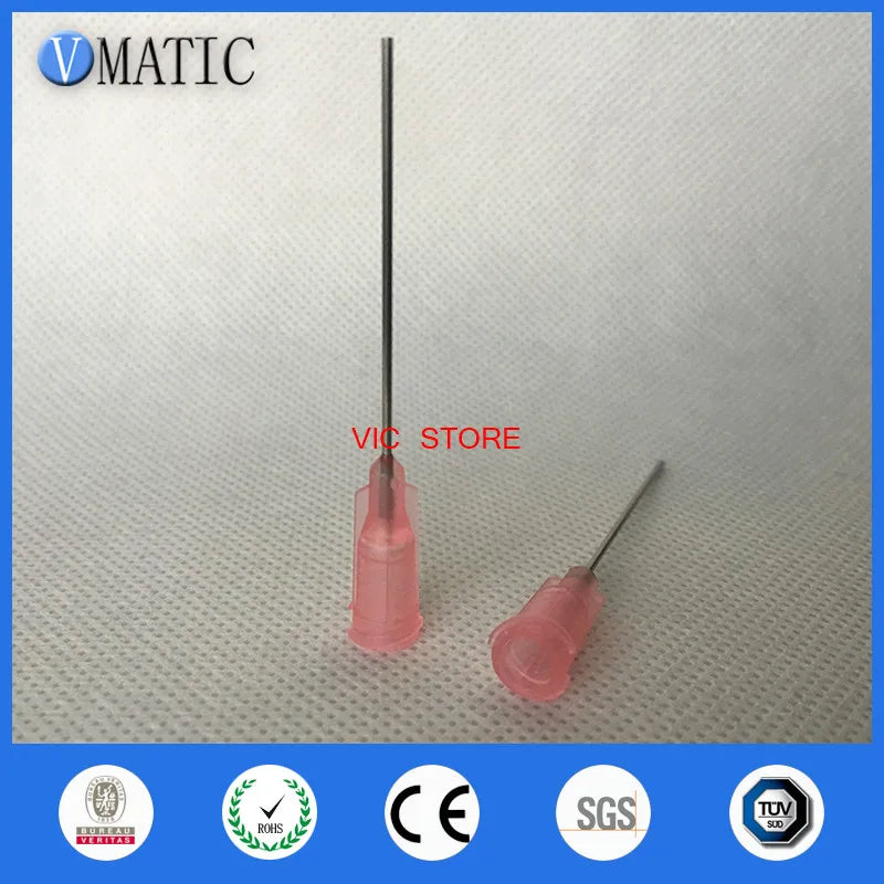 Free Shipping 100Pcs 1.5'' 20G Tip Luer Lock Glue Dispensing Needle Tip 1-1/2 Inch