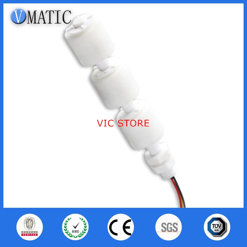 High Quality 10Pcs Vc10110-3P Oem Pp Material Safety Float Switch Liquid Control Water Level Sensor