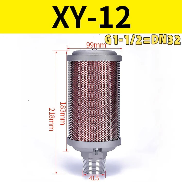 Free Shipping XY-05 Noise Reduction 07 Dryer Silencer Exhaust Muffler Pneumatic Diaphragm Pump 20/15/12
