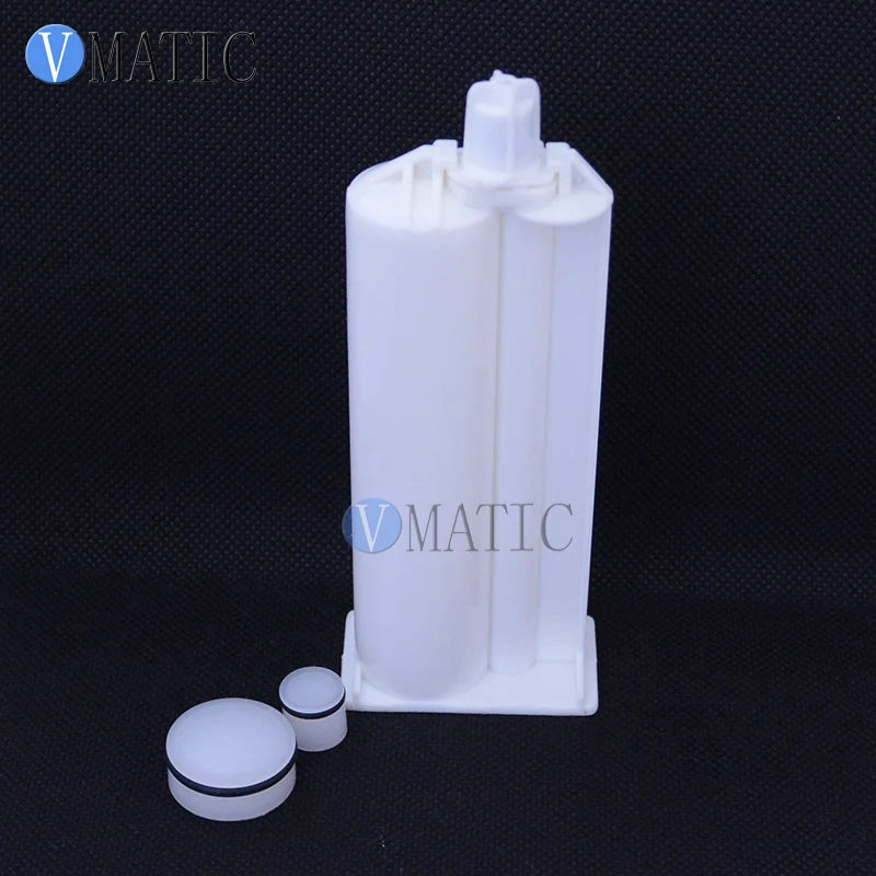 Free Shipping 2023 Hot Sale 2 Pcs Pro Glue Dispensing Plastic Cartridge 50ml/cc 10:1 Ratio For Dispensing Gun