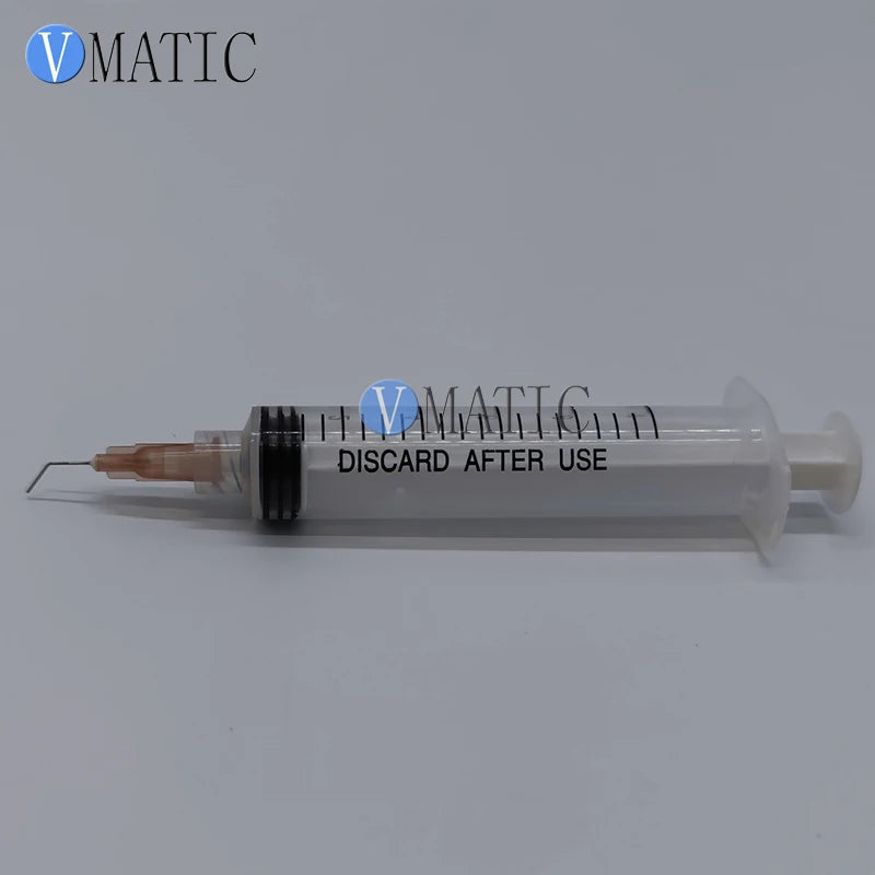 Free Shipping 100Pcs 26G 45 Degree Bent 0.5'' Angled Glue Dispensing Needle Tip 1/2 Inch