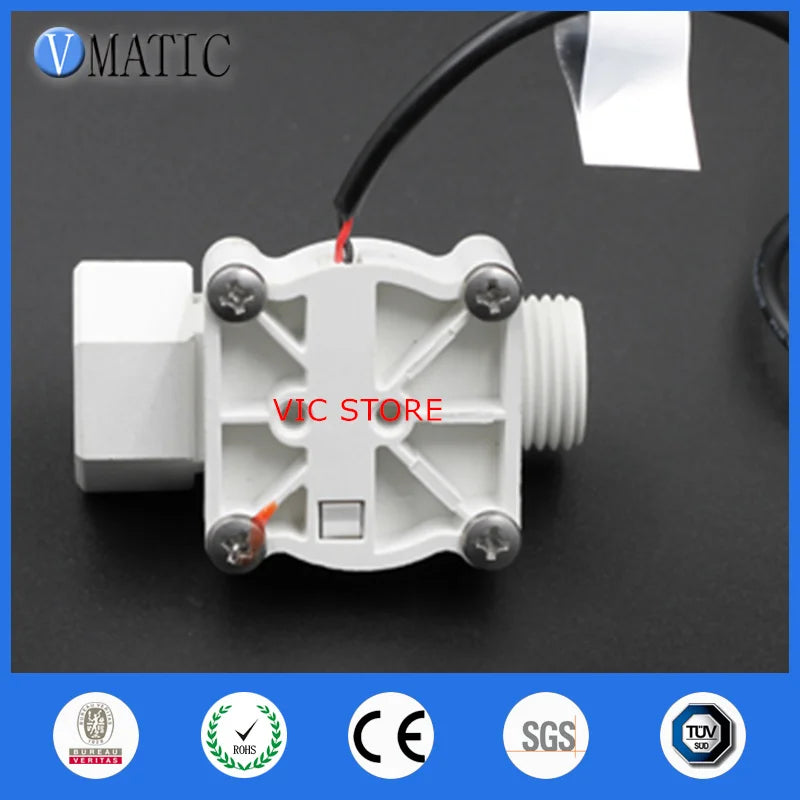 High Quality 10Pcs VC668-B White Color Automatic Plastic Magnetic Oil Signal Electronic Water Flow Switch Sensor
