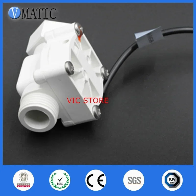 High Quality 10Pcs VC668-B White Color Automatic Plastic Magnetic Oil Signal Electronic Water Flow Switch Sensor
