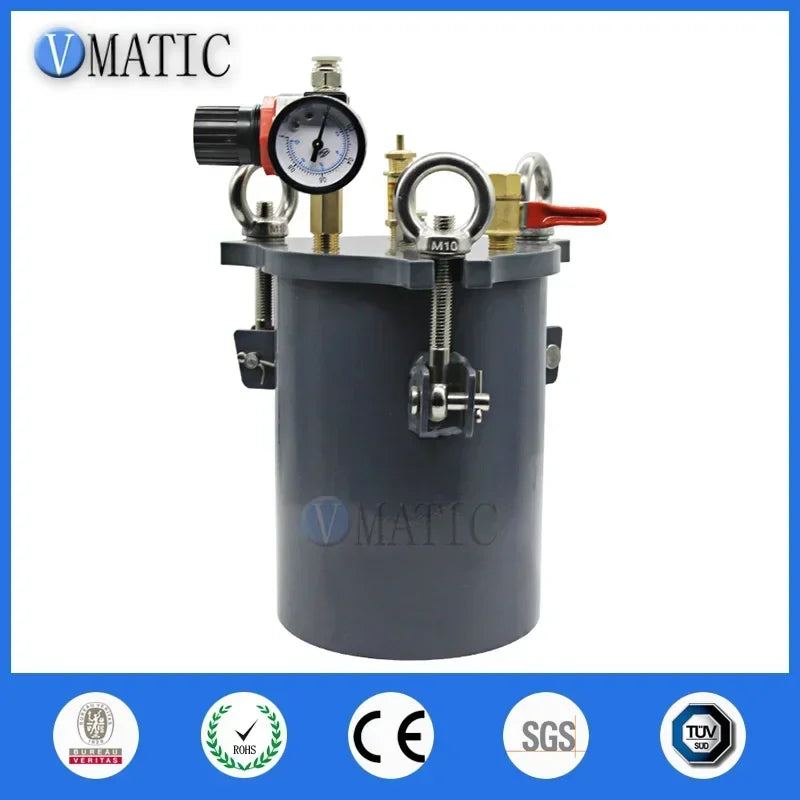 50L Pressure Vessel | SAE 1020 Carbon Steel Glue Storage System ▶ 0-150psi Pneumatic Control ﻿