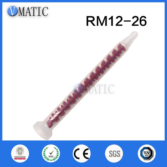Free Shipping Plastic Dispensing Static Mixer RM12-26 Mixing Nozzles For Duo Pack Epoxies