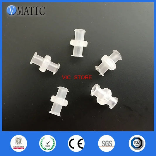Free Shipping Plastic Female Luer Lock Syringe Fitting Adapter Connector 10pcs