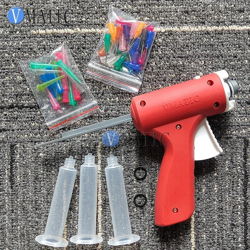 ‌5-55ml Manual Caulk Gun | VMATIC Ergonomic Glue Dispenser for Construction & Crafts | 4 Sizes Syringe Cartridge Fast Shipping‌