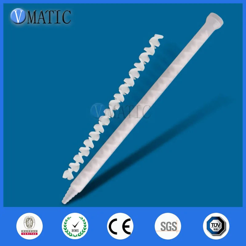 Free Shipping Plastic Resin Static Mixer Ms13-36 Mixing Nozzles For Duo Pack Epoxies (Yellow Core)
