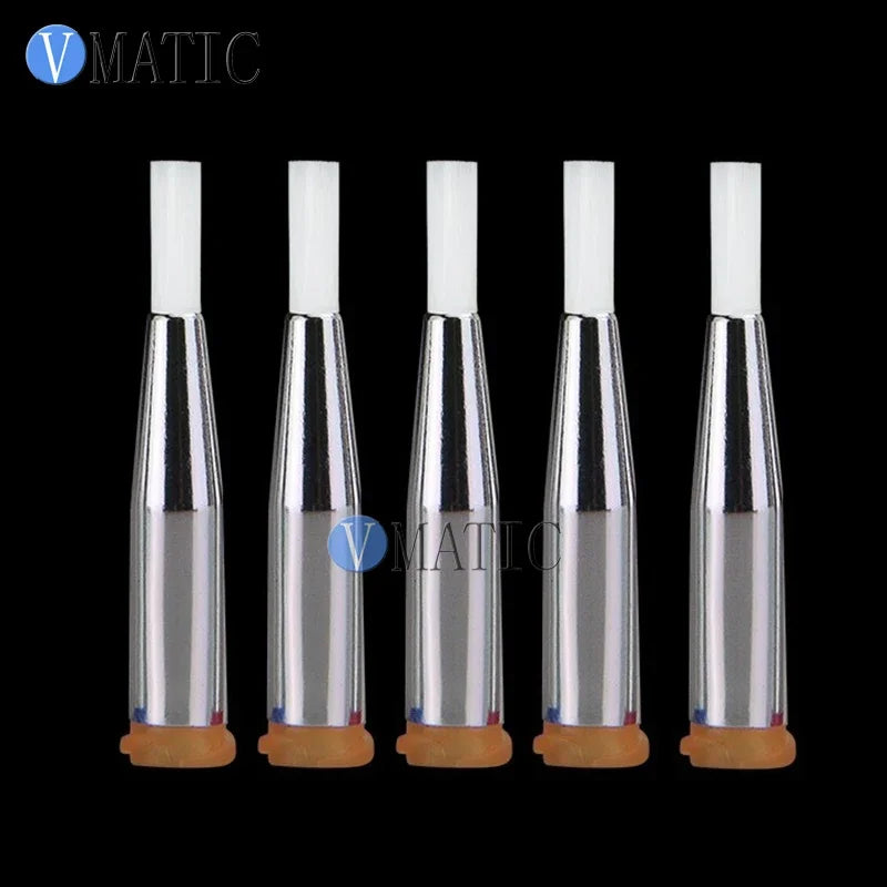 ‌23G (3mm) Liquid Brush Needle | Professional Dispensing Tip with Nylon Bristle for Nail Art/Cosmetics/Electronics Free Shipping