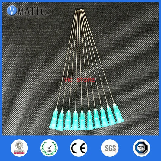 High Quality 21G Blunt Tip Needle Fill 10cm Long For Liquid Dispenser Adhesive Glue Ink Refilling 100mm Length Dispensing Needle