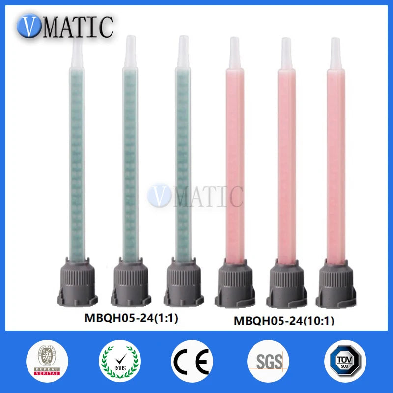 Free Shipping Liquid Application Glue Mixer Two-component Mixers Epoxy Tubes Tip Static Mixing Nozzle 1:1 & 10:1 Ratio