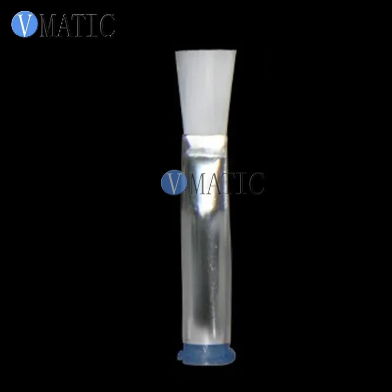 Free Shipping 14G-27G Dispensing Needle Brush Double Screw Thread Needles Efd Soft Brush Needle Flat 6mm Mouth Dispenser Needle