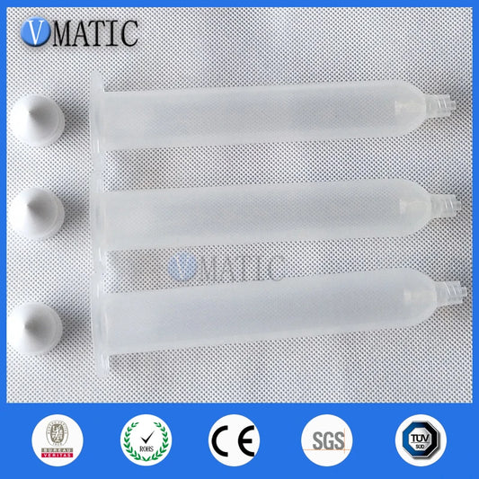 Free Shipping 5Cc/Ml Japan Type Transparent Glue Dispensing Pneumatic Syringe With Piston