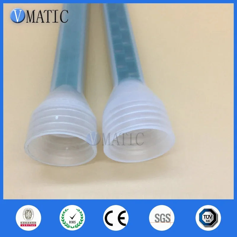 Free Shipping 5Pcs Resin Static Mixer MF06-24 Mixing Nozzles Screw Mouth Silicone Plastic Mixing Tube Nozzle