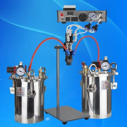 ‌Semi-Auto AB Glue Dispenser | Doming System with Mixing Valve & Manual Control for Epoxy Resin Fast Ship‌