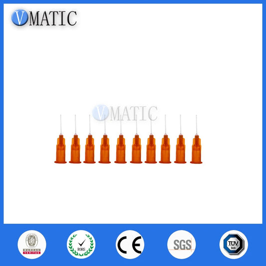 Free Shipping 100Pcs 25G Dispenser Needle Tips 0.5'' Dispensing Syringe Needle 1/2 Inch